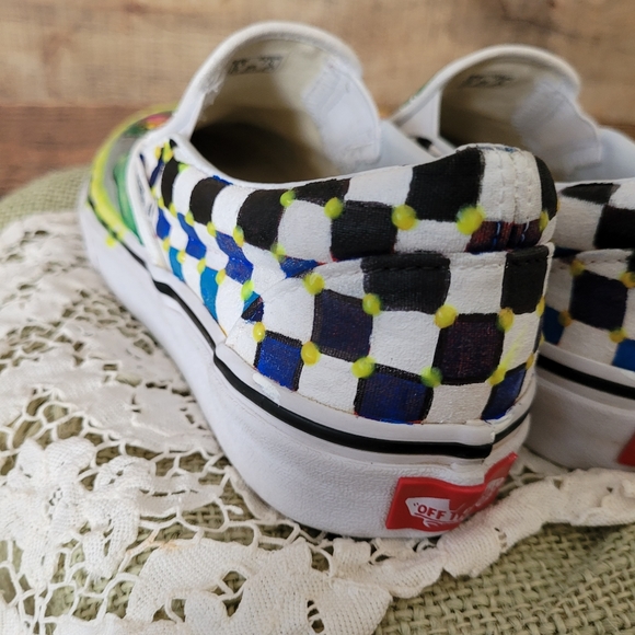 VANS hand painted π¨ Ghostbuster snickers. Size 7 - Picture 6 of 11